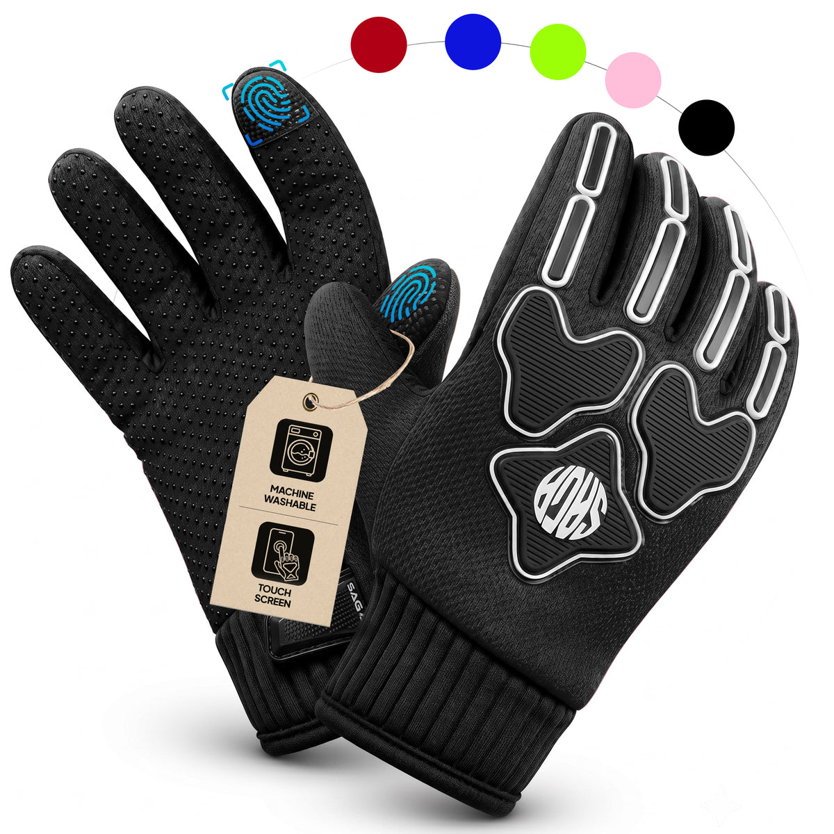 Kids Dirt Bike Gloves – Youth Motocross BMX Riding Gloves for Boys Girls - Kids Ages 3-12