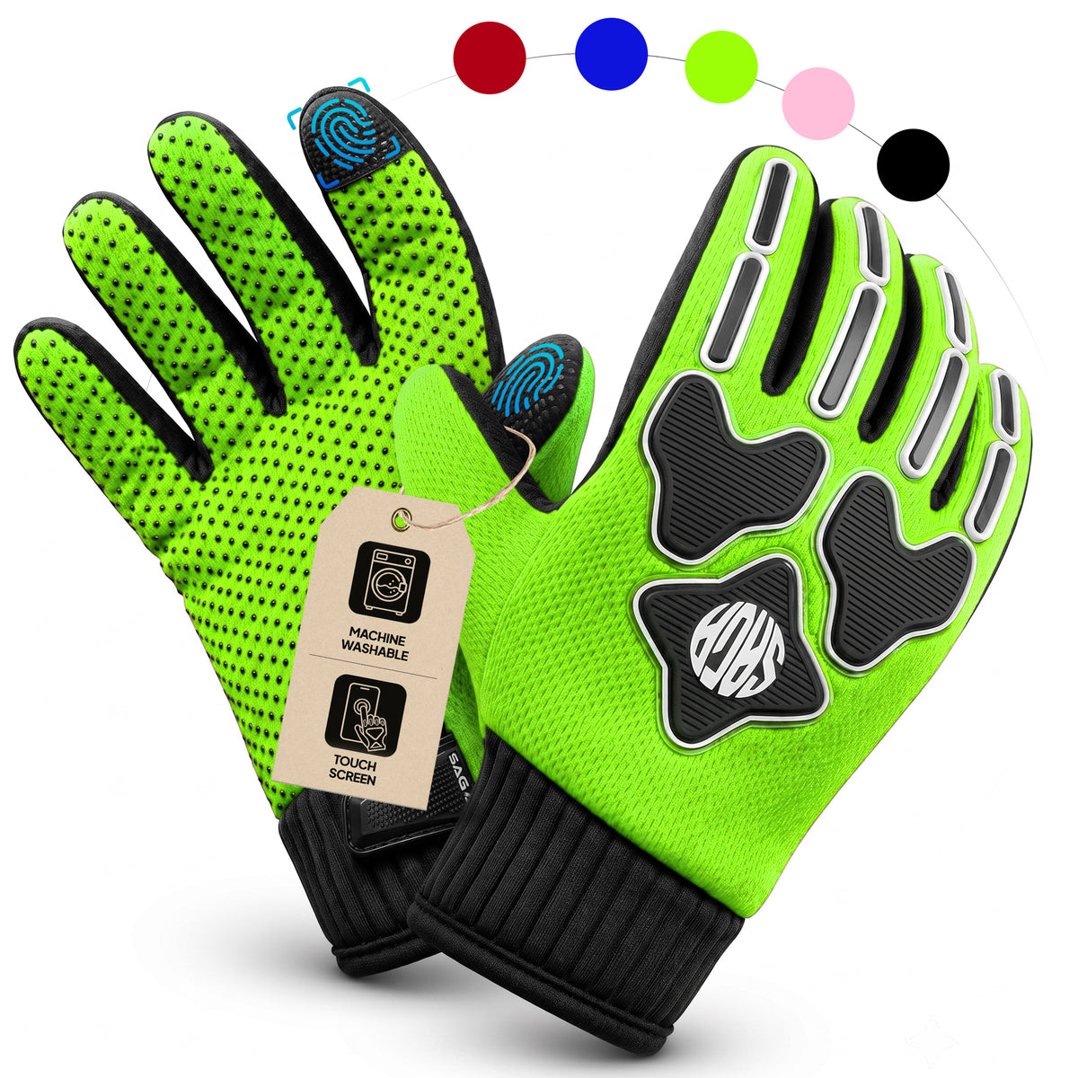 Kids Dirt Bike Gloves – Youth Motocross BMX Riding Gloves for Boys Girls - Kids Ages 3-12