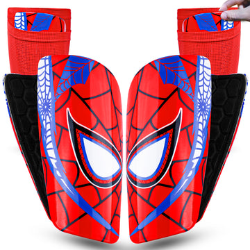 Kids’ Soccer Shin Guards with Sleeves – Protective Shin Pads for Boys & Girls Ages 3–10+